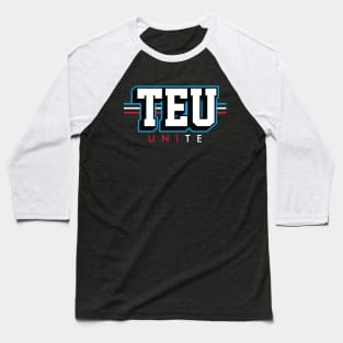 Tight End University - TEU - Kelce - Kittle - Andrews - Gronk Baseball T-Shirt
